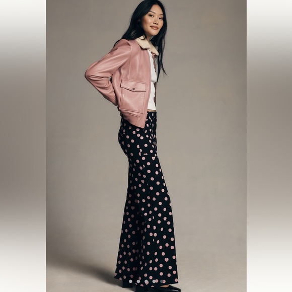 The Naomi Ponte Wide-Leg Flare Pants by Maeve: Printed Edition - Picture 3 of 8
